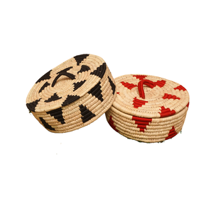 Cesta de almacenamiento de hierba Sabai hecha a mano con artesanía artesanal duradera para uso decorativo e interiores de hogar sostenibles respetuosos con el medio ambiente - Product Image 4