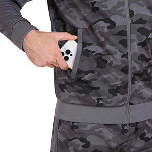 Tech Fleece Camo Full Zipper Jacket Jogger Tracksuits for Men Custom Print Logo Running Sportswear Sweat Suit Jogging Suit - Product Image 5