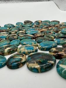 Piedra preciosa suelta de turquesa variscita azul Natural de alta calidad AAA + en forma de mezcla para lote de fabricación de joyas - Product Image 4