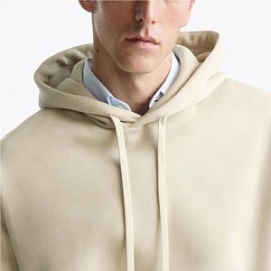 Sudadera con Capucha Deportiva para Hombre, 100% Algodón, Tinte Liso, Forro Polar Cálido, Suave y Cómodo, Estilo Casual para Correr al Aire Libre, Transpirable - Product Image 5