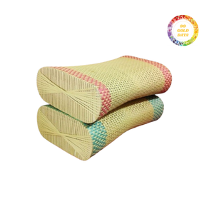 Almohada de ratán duradera tejida a mano, ecológica para dormitorio - Product Image 4