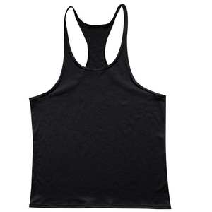 Débardeur de gymnastique gris à dos nageur pour homme Chemise musclée sans manches légère et respirante pour la musculation et le fitness - Product Image 2
