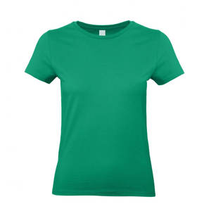 Camiseta de Algodón Ligera de Manga Corta con Cuello Redondo para Mujer, Personalizable, Corte Regular - Product Image 1