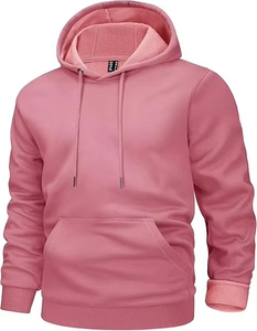 Sudadera con Capucha de Forro Polar Ligero 100% Algodón con Estampado Personalizado de Fábrica 2025, Sudadera Holgada de Invierno para Hombre, Estilo Hip Hop, Talla Grande - Product Image 4