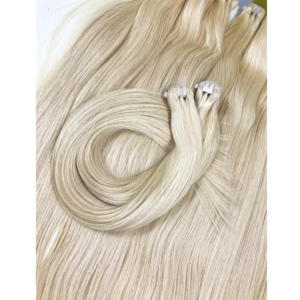 Extensiones de cabello humano Remy vietnamita, Color Rubio, trama recta Natural, cutícula alineada y sin procesar, pelucas frontales - Product Image 6