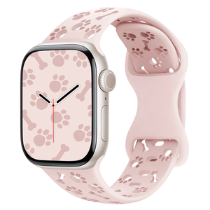 Cane traforato con zampa di cane impermeabile in Silicone personalizzato cinturino 3D carino con zampa di <span class=keywords><strong>gatto</strong></span> cinturino per apple Watch ultra IWatch serie 6 7 8 9 - Product Image 1