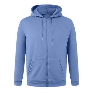 Sweat-shirts à capuche zippés pour hommes, couleur unie décontractée, durables et doux, parfaits pour un usage quotidien - Product Image 4