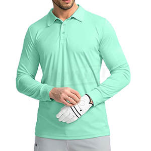Polo de golf para hombre de Etiqueta Privada, logotipo personalizado que absorbe la humedad, fabricante directo de fábrica OEM - Product Image 2