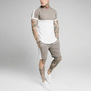 Hecho en Pakistán Venta caliente Make Own Logo Print Men Wear Lavado ácido Impresión de calor Conjuntos de camisa corta de algodón 2025 - Product Image 4