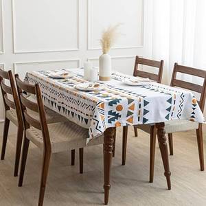 Premium Quality 100% Pure Cotton <b>Table</b> <b>Cover</b> for Kitchen & Dining Washable & Durable Fabric - Product Image 1