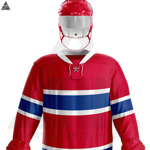 Ensembles d'uniformes de hockey sur glace professionnels de haute qualité - Impression numérique personnalisée, séchage rapide, 100% polyester, unisexe, adulte, 10 ensembles - Product Image 6