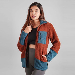 Veste polaire doublée Sherpa-Confortable et durable, idéale pour les sports de plein air, la randonnée et les vêtements décontractés - Product Image 2