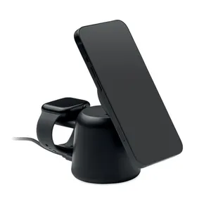 Chargeur sans fil 3-en-1 SIMPA 15W, gadgets USB personnalisés pour une utilisation promotionnelle - Product Image 3