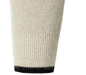 เสื้อกันหนาวสำหรับผู้ชายผ้าฝ้ายย้อมสีล้วน/โพลีเอสเตอร์ - Product Image 5