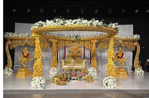 Deslumbrante Decoración de Mandap para Recepción de Boda, Decoración de Mandap para Boda India, La Mejor Decoración de Mandap para Boda en Chicago - Product Image 6