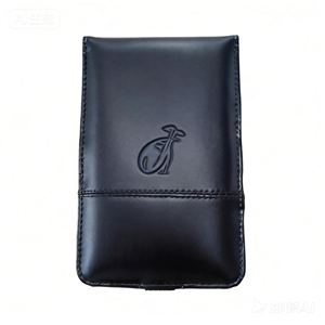 Black PU Leather <b>Golf</b> <b>Scorecard</b> <b>Holder</b> Custom Logo <b>Golf</b> <b>Scorecard</b> Carrier <b>Golf</b> Tournament Gift Idea - Product Image 1