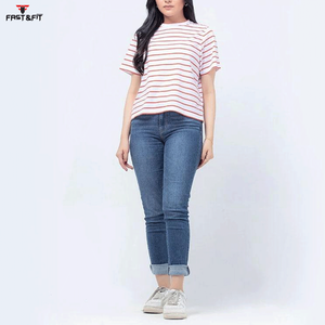 T-shirt pour femme à la mode, design populaire, uni, surdimensionné, décontracté, écologique, coupe ample, impression de haute qualité, personnalisé - Product Image 6