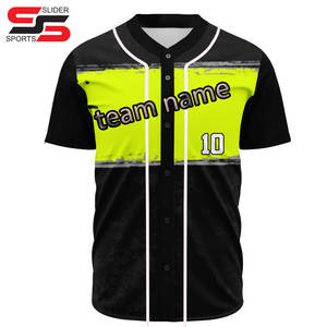 Venta al por mayor mejor calidad personalizada sublimación camisetas de béisbol transpirable uniformes de béisbol - Product Image 1
