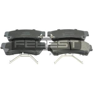 Set di pastiglie freno anteriori FEBEST (0501-GHF) - Product Image 1