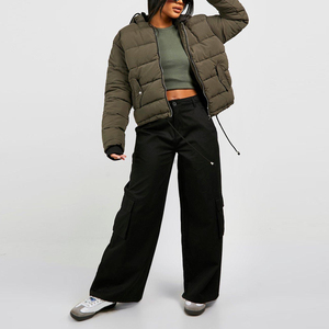 Chaqueta acolchada impermeable hecha a medida de invierno para mujer Chaqueta acolchada y acolchada de nuevo diseño - Product Image 6