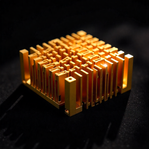 Componentes de disipador de calor de aluminio de precisión | Fabricante y exportador de piezas personalizadas de fresado y torneado CNC - Product Image 3
