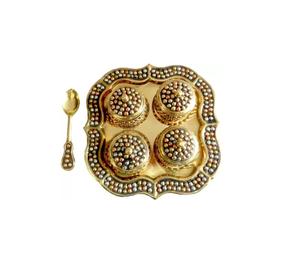 ชามผลไม้แห้งทำจากทองเหลืองใช้ในครัวชามสลัดผลไม้ชามทองเหลืองธรรมชาติ - Product Image 6