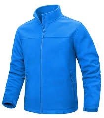 Chaqueta catiónica de lana de poliéster 100% personalizada OEM al por mayor de alta calidad para hombres con cuello levantado y cremallera completa con cortavientos para invierno - Product Image 6