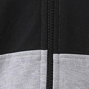 Men's Custom Full Face <b>Zip</b> up <b>Hoodie</b> <b>Black</b> Zipper Hoodies 100% Cotton Fleece Breathable Street Wear Hooded basics Sweatshirt - Product Image 6