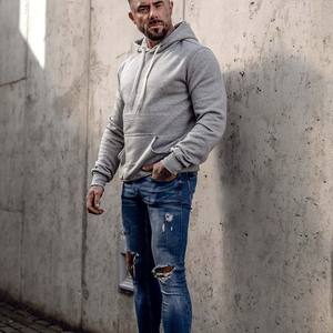 Haut hommes 3D polaire sweat personnalisé pull à col rond mélange polyester/coton surdimensionné uni teint commerce Assurance - Product Image 6