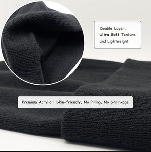 Low MOQ Custom Beanie <b>Caps</b> for Women Knitted Winter Wear Beanie <b>Caps</b> with Custom Logo - Product Image 4