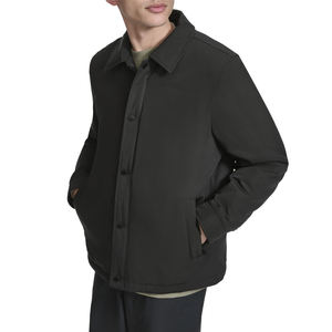 เสื้อโค้ทเสื้อแจ็คเก็ตสำหรับผู้ชายเสื้อโค้ทสีพื้นสำหรับใส่ฤดูหนาวโลโก้แบบใหม่ออกแบบได้ตามต้องการ - Product Image 3