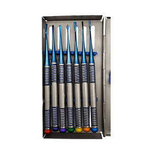 Elevadores de Raíz Dentales Manuales de Acero Inoxidable, Kit de Instrumentos Quirúrgicos para Ligamentos, Certificación CE, Agarre Ergonómico, Personalizado - Product Image 1