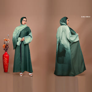 Premium Linen Full Length Modest <b>Abaya</b> for Women with Plus Size Option Evening Party Wear - Product Image 4
