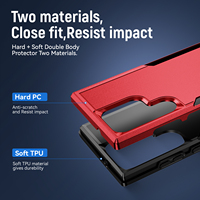 Nouvelles coques de téléphone portable robustes en PC et TPU, résistantes aux chocs, avec protection de l'écran et de l'appareil photo