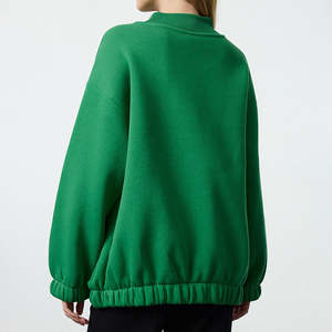 Sudadera con Capucha Extra Grande para Mujer, Cuello Redondo, Diseño Sólido, Felpa, 100% Algodón, Impermeable, Transpirable, Diseño con Logotipo en la Espalda para Invierno - Product Image 5