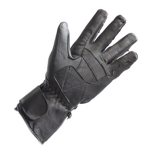 Black Motorbike Gloves Full Finger Leather Hard Knuckle Protection Motorcycle Auto Racing Wear Gloves For Men - Product Image 6