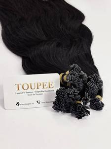 Extensiones de Cabello Natural Liso con Punta Plana y Queratina - Product Image 4