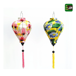 Lanterne en soie construite avec de la soie vibrante et du bambou robuste utilisé dans les espaces traditionnels ou modernes Origine du Vietnam - Product Image 4