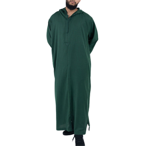 Vente en gros Jubba pour hommes, légère et confortable, nouveau style, Thobes marocains, Thawb, vêtements islamiques, hauts ethniques, services OEM, haute qualité - Product Image 1