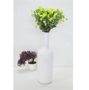 Caliente forma de botella larga al por mayor precio barato florero y centro de mesa diseño clásico hogar Interior boda florero decorativo caliente - Product Image 1