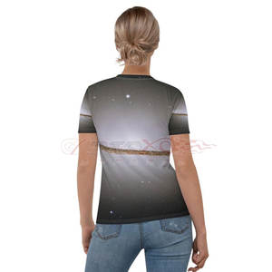 T-Shirt ample en toile à sublimation imprimé vibrant à manches courtes haut de sport décontracté et respirant polyester/coton personnalisé OEM - Product Image 4