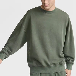 Sweat-shirt personnalisé avec logo, sweat-shirt en coton brodé pour homme, streetwear, sweat-shirt à col rond vierge pour homme, fabricant de sweat-shirt, processus Impex - Product Image 4