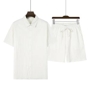 <b>Top</b> Quality Half Sleeves T-Shirt <b>Sets</b> Casual Plain Breathable <b>Shorts</b> Shirt <b>Set</b> Stylish Design Wholesale <b>Shorts</b> <b>Set</b> for <b>Men</b> - Product Image 4