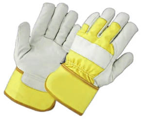 Gants de sécurité réfléchissants de haute qualité pour monteurs canadiens, en cuir de buffle pleine fleur, pour travaux d'hiver à usage industriel - Product Image 4