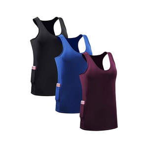 Cómoda camiseta sin mangas para mujer, transpirable, servicio OEM, camiseta sin mangas para mujer con logotipo personalizado - Product Image 4