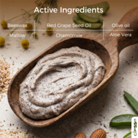 Gommage Corps et Visage Anti-âge Raffermissant Exfoliant à la Camomille, à l'Aloe Vera et à la Vitamine E, Sans Cruauté Animale, Parfum Lotus, Marque Privée OEM ODM