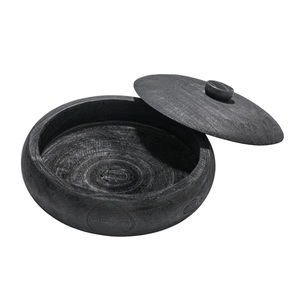 Best Seller Wooden Spice/Sugar <b>Black</b> Grainy Canister - Product Image 1