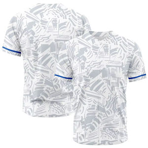 T-shirts de sport Maillot de baseball par sublimation Maillot de baseball à manches courtes pour hommes T-shirts en polyester uni sublimé Haus industries - Product Image 4