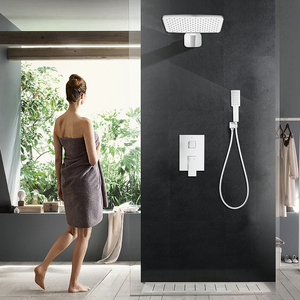 Système de <span class=keywords><strong>douche</strong></span> cascade personnalisé en chrome poli, mitigeur de <span class=keywords><strong>douche</strong></span> encastré pour salle de bain, douches de salle de bain - Product Image 1