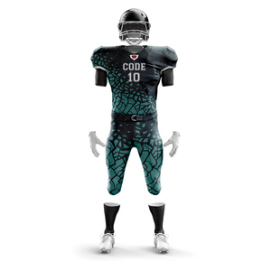 Uniformes de football américain de qualité supérieure pour les jeunes Vêtements de football courts et respirants sur mesure Taux d'usine Qualité supérieure - Product Image 2